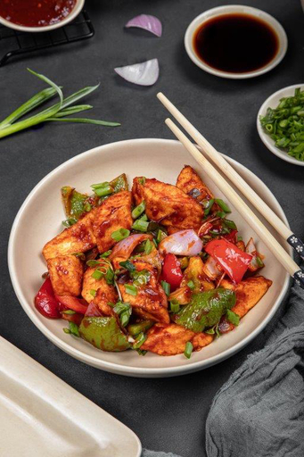 Chili Paneer Dry - 8 Pcs