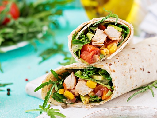 Achari Chicken Kathi Roll