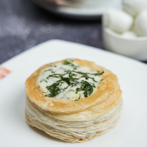 Cheesy Green Pepper Volvants