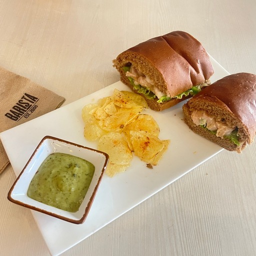 Freshly Made Chicken Seekh Sandwich