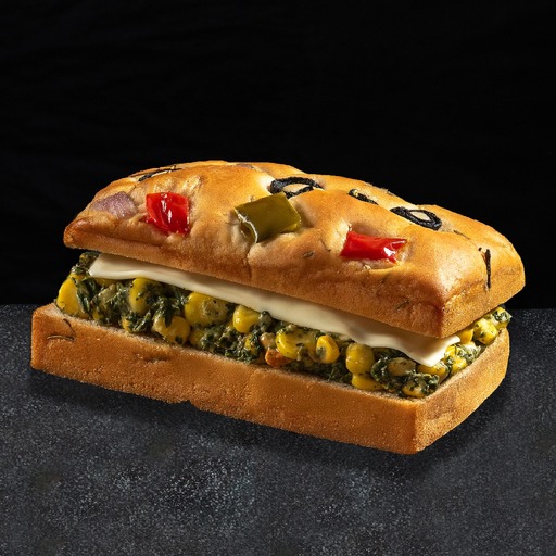 Spinach & Corn Sandwich