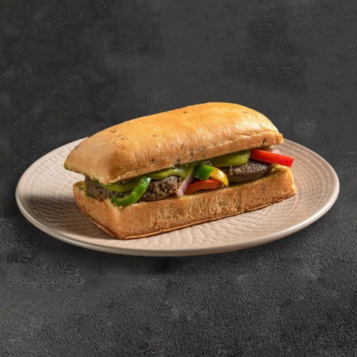 Mushroom Galouti Sandwich