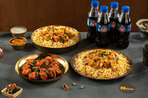 Paneer Biryani Family Combo (Serves 4)