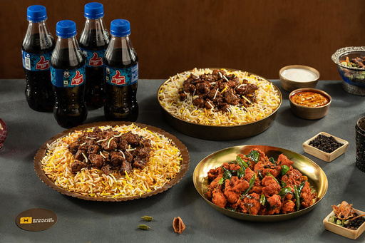 Pepper Chicken Biryani Family Combo (Serves 4)