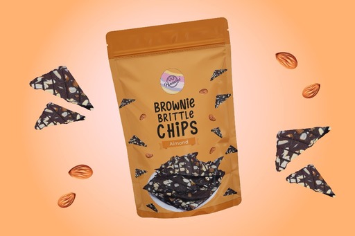Brownie Brittle Chips Almond 1 Packet