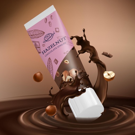 Hazelnut Chocolate Tube