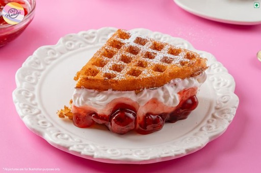 Creamy Strawberry Waffle