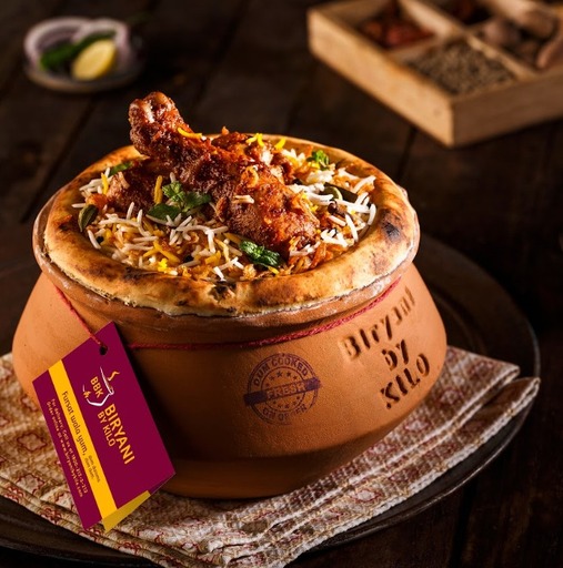 Chicken Hyderabadi Dum Biryani-[1 Kg] Serves 2-3