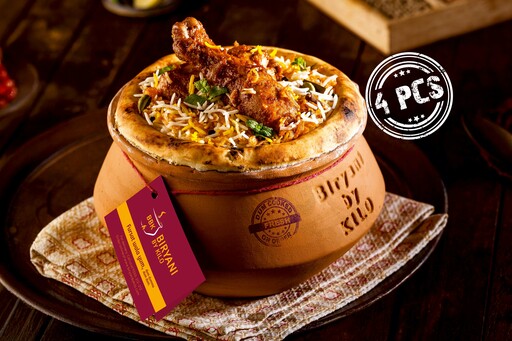 Chicken Hyderabadi Dum Biryani [1/2 Kg]. Serves 1-2