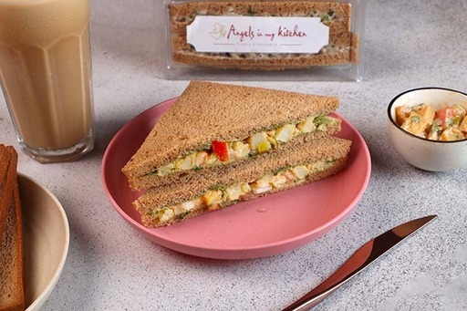 BOMBAY MASALA SANDWICH + COLD COFFEE