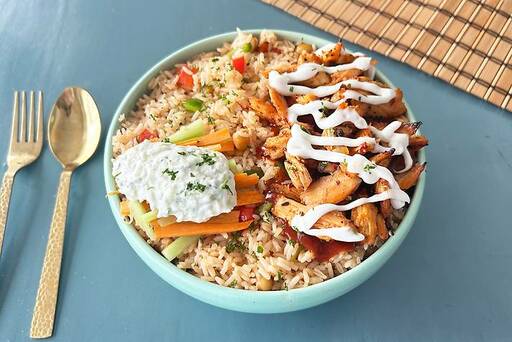 Shawarma Chicken Rice Bowl