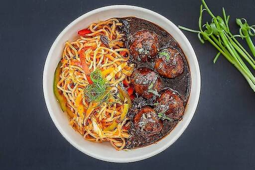 Dragon Noodles With Dumplings