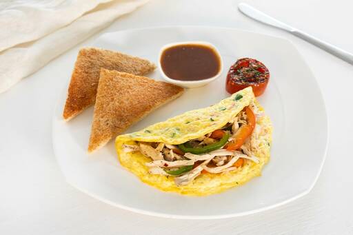 Meaty Omelette Combo