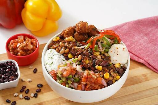 Crispy Hash Veggie Bowl