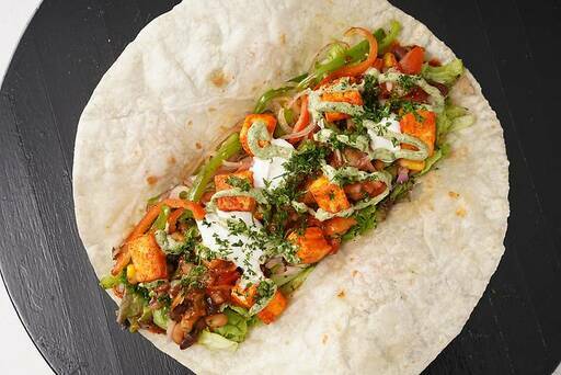 Paneer Tikka Mexicana Buritto Wrap