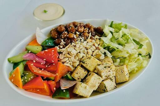 Grilled Tofu Salad
