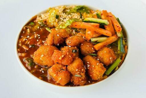 Signature K-Pop Fried Chicken Bowl