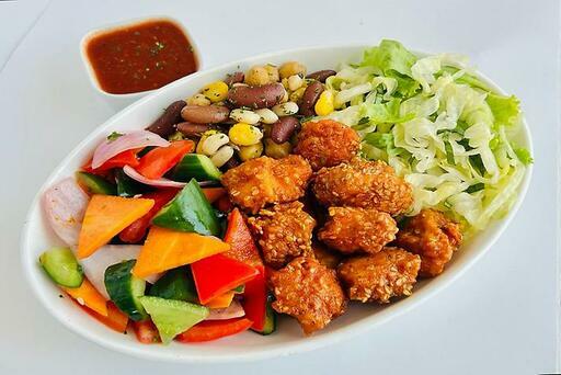 Sesame Chicken Bites Salad