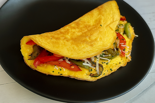 Chili Bom Basil Omelette