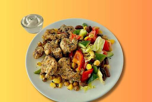 Garlic Parmesan Chicken Protein Plate (42gms Protein)