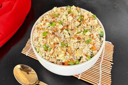 Double Egg Burnt Garlic Fried Rice