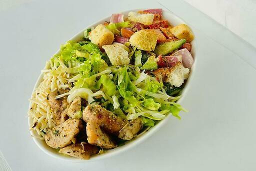 Herb Grilled Chicken Chunks Caesar Salad