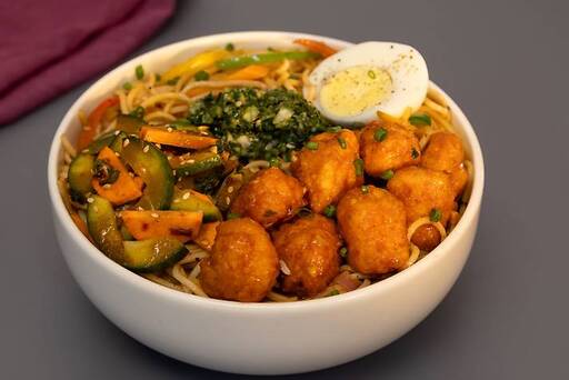 BTS Chicken Noodle Burrito