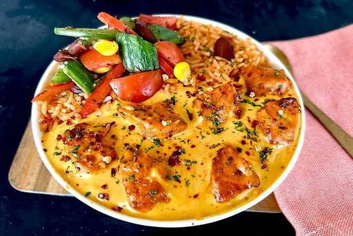 Fiery Hot Chicken Rice Bowl