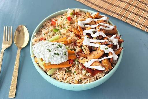 Shawarma Chicken Rice Bowl