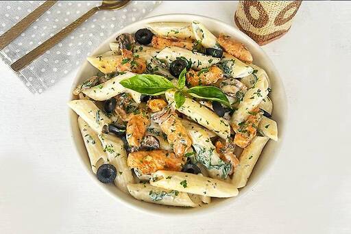 Chicken Florentine Pasta Bowl