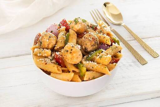 Creamy Chilli Meatball Pasta