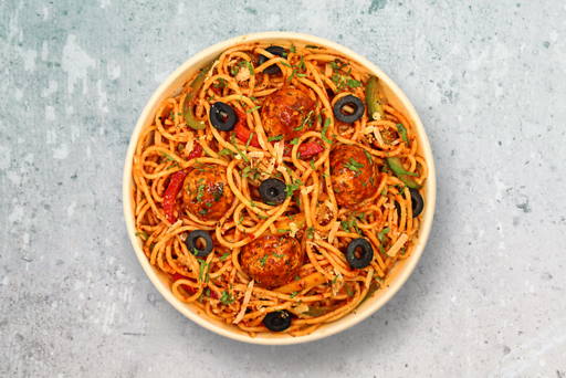 Hearty Meatball Spaghetti
