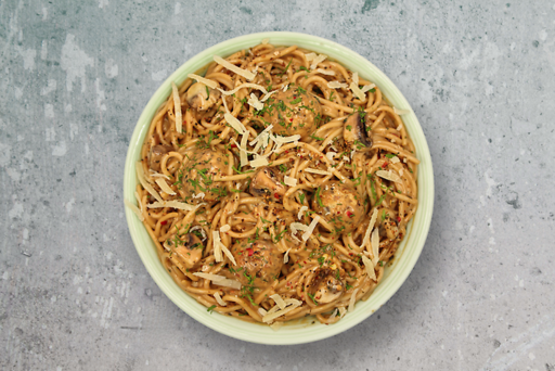 Meatball Stroganoff Spaghetti