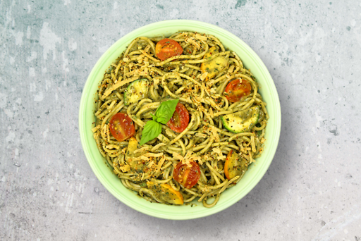Creamy Pesto Spaghetti