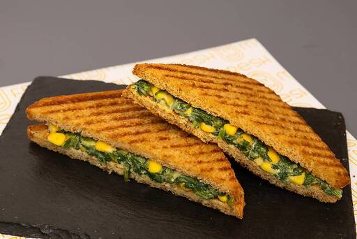 Spinach Corn Grilled Sandwich