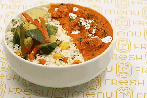 Butter Chicken Rice Bowl