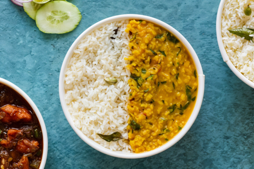 Ghee Rice With Dal Fry Rice Bowl
