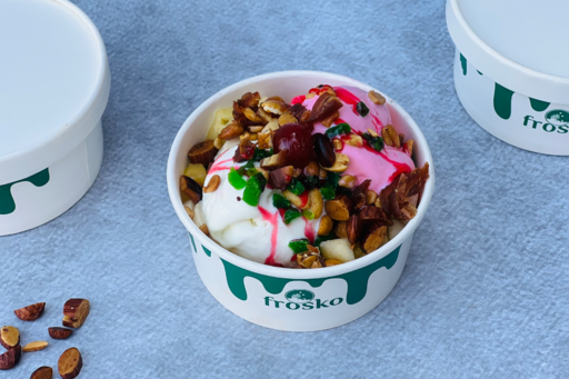 Fruit Salad With Ice Cream