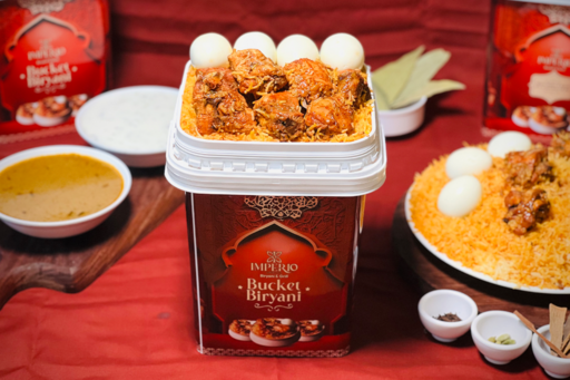 Bucket Chicken Dum Biryani