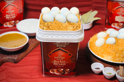 Bucket Egg Biryani