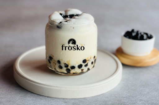 French Vanilla Boba Tea