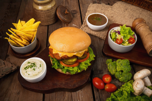 Truffle Cheese Burger (veg)