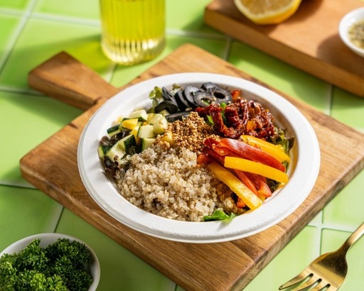 Veg Burrito Bowl (Steamed Quinoa)