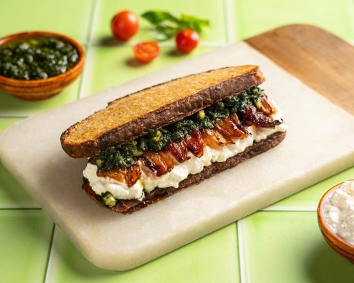 Burrata Pesto Sandwich