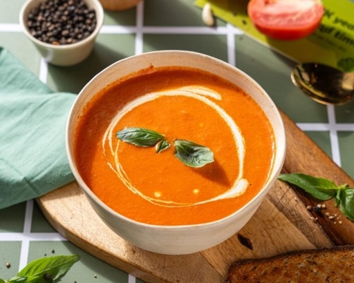 Roasted Tomato Basil Soup