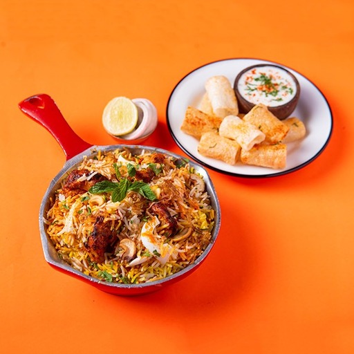 Butter Chicken Biryani (700 To 750 Grms)