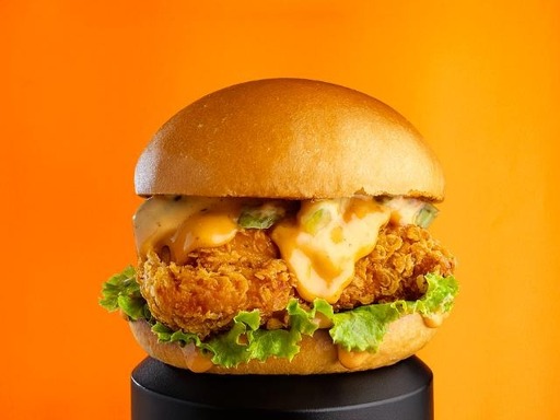 Ultimate Boss Fried Chicken Burger