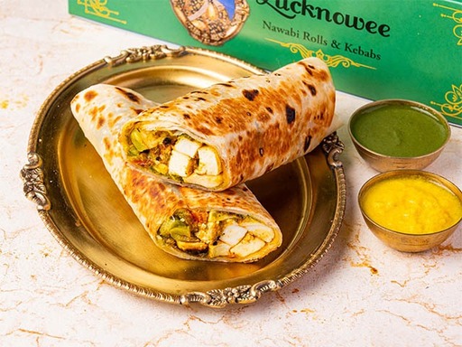 Aachari Paneer Tikka Roll