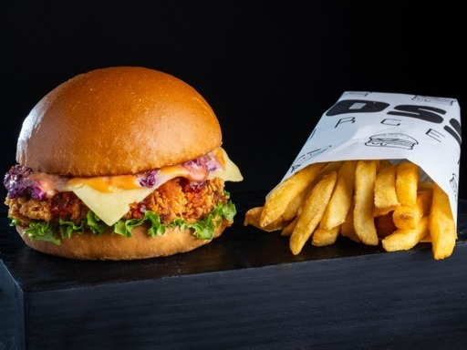 Non Veg Burgers + Fries