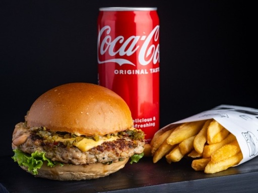 Non Veg Burgers + Fries + Drink